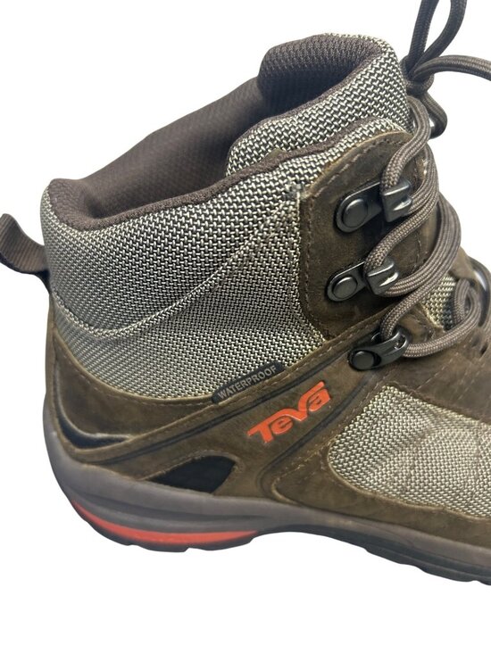 Teva Men\'s 8 Waterproof Hiking Boots Brown Trail Rubber Sole Outdoor Gorpcore main image 8